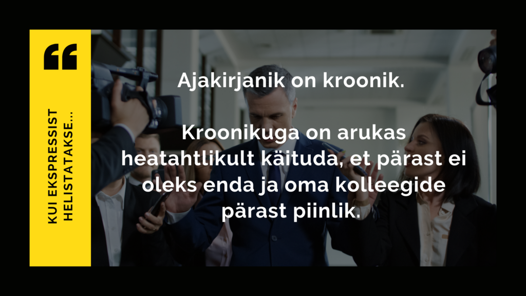 meediakoolitus ajakirjandusega suhtlemine